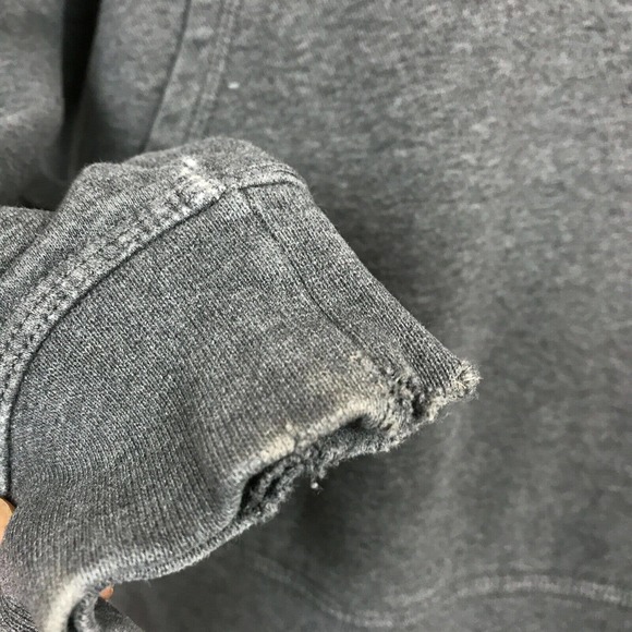 Vintage Nike Blue Tag Hoodie Pullover XL Swoosh Gray Size X-Large Mens - Picture 7 of 7